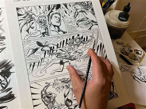 how to ink comics and why comics are the best form of storytelling